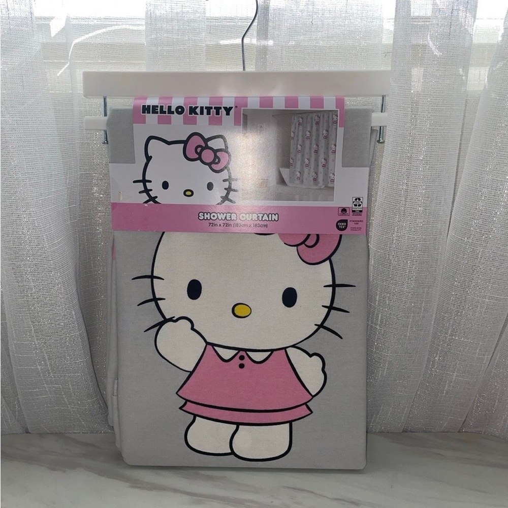 Hello Kitty shower curtain